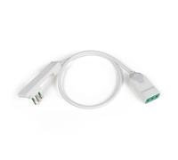 FANTON 92006 Prolunga lineare CLOCK3m, bianca, spina CLOCK piccola, presa italiana piccola, adatta dietro a comodini, armadi, scrivanie, cucina