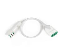 Fme Cavo Alimentazione Italiana 16A Maschio Angolata / Femmina 1m Bianco