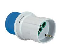 Fanton Adattatore con spina Cee 220V 1 presa 2P+T 16A pluri std italiano e