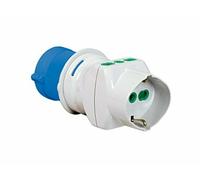 FANTON ADATTATORE INDUSTRIALE SPINA CEE IP44 E PRESE BIPASSO E SCHUKO FER 82624