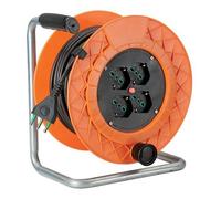 Fanton Avvolgicavo elettrico (25m; H05VV-F 3x1,5 mmq) 4P e disgiuntore termico