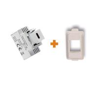Fanton caricatore 1 USB-C 3A Ricarica rapida 18W da incasso Bticino Magic - 8290