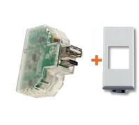Fanton caricatore caricatutto USB C compatibile Bticino Axolute bianco - 82893