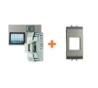 Fanton caricatore presa USB 5V 2,1A compatibile Gewiss Chorus argento - 82890-CA