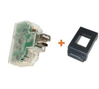 Fanton caricatore USB A+C incasso compatibile Bticino Living Classica grigio - 8