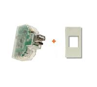 Fanton caricatore USB A+C incasso compatibile Legrand Mosaic - 82893-LM