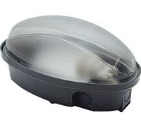 Fme art 62.721 plafoniera lampada ovale E27 nera per lampade fino a 60W nero