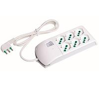 Fanton FME ICPS0P6F - Multipresa 6 Uscite Italiana 16A / Schuko Bianco