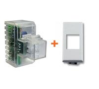 Fanton lampada emergenza led incasso compatibile Bticino Axolute bianca - 82882-