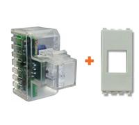 Fanton lampada emergenza led incasso frutto compatibile Bticino Luna bianca - 82