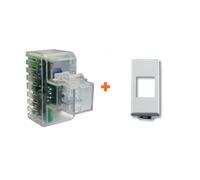 Fanton lampada notturna segna passo led compatibile Bticino Axolute bianca - 828