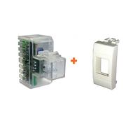 Fanton lampada notturna segna passo led compatibile Bticino Light bianca - 82883