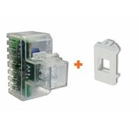 Fanton lampada notturna segna passo led compatibile Bticino Matix bianca - 82883