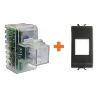 Fanton lampada notturna segna passo led compatibile Gewiss Chorus grigio scuro -