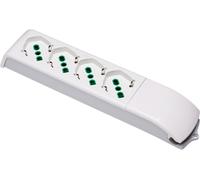 FANTON 480130 prolunghe e multiple 4 presa(e) AC Interno Bianco Fanton