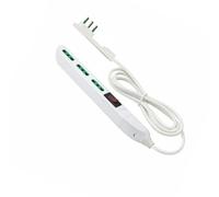 Fanton Multipresa SLIM 1,5 metri 3 prese bipasso, interruttore di sovraccarico con spina piccola CLOCK utile per posti stretti, dietro a mobili e comodini