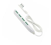 Fanton Multipresa SLIM 1,5 metri 4 prese bipasso, con spina grande CLOCK utile per posti stretti, dietro a mobili e comodini