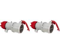 Fanton Presa CEE IP54, 16A 3P+T, Cablaggio a Vite (Confezione da 2)