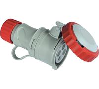 Presa mobile industriale Fanton 3P+T 32A 400V IP67 rosso 71164