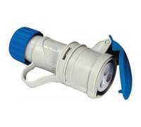 Presa mobile industriale Fanton 2P+T 16A 230V IP44 blu 71100