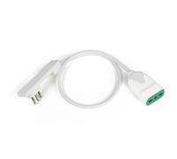 FANTON Prolunga Elettrica 1 m con Spina Italiana 10A Clock, Presa Bipasso 16A - Protezione Termica con Riarmo Manuale