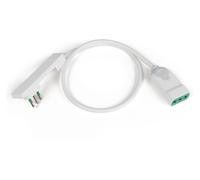 Fanton Prolunga elettrica (1m) H05VV-F 3x0,75 mmq (10A 2P+T) CLOCK Bianco 92002