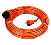 Fanton Prolunga elettrica (20m) H05VV-F 2x1,5 mmq (16A 2P) Arancio 92833
