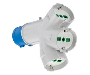 FANTON SPA ADATTATORE DA SPINA CEE 230V A 3P40 TRIPLEX 73095