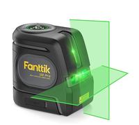 Fanttik D2 PRO Livella Laser a Linee Incrociate Autolivellante con Schermo LED, Angolo di Proiezione Verticale di 130°, Ricarica USB, Batteria da 2600 mAh, Portata 30 m, Modalità Impulso