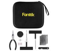 Fanttik Kit di riparazione per pneumatici, kit di 24 tappi per pneumatici resistenti, per riparare forature e patch, strumenti universali per riparazione pneumatici di auto, auto, moto, camion, ARB,