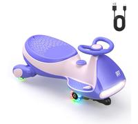 FanttikRide 12V N7 Pro Macchina Elettrica per Bambini, Ricarica Di Tipo C, Auto Elettrica 2 in 1, 2 Velocità, Antiribaltamento, Ruote Lampeggianti, Bluetooth, per Bambini da 3-8 anni, Rosa.