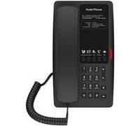 Fanvil H4 Telefono IP per Hotel, 2 Account SIP, 5 Tasti Programmabili, PoE, Nero