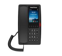 Fanvil H6W, Telefono IP WiFi per Hotel con Display LCD, Tastiera Numerica, Nero
