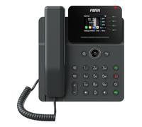Fanvil V61W Telefono IP WiFi, 4 Linee SIP, 12 Tasti Programmabili, Display LCD, Supporto Cuffie RJ9, Nero