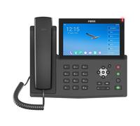 Fanvil V67 IP Phone Nero Cornetta cablata Desktop/Parete Android In-band Fuori