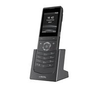 Fanvil W611W Telefono Portatile Senza Fili 2.4 "ColorLCD 2SIP Linee Wi-Fi 2.4GHz & 5GHz, Wi-Fi6 BT5.0