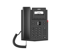 Fanvil X301G IP Phone Nero Cornetta cablata Linux In-band Fuori banda 2 linee