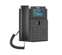 Fanvil X303P IP Phone Nero Cornetta cablata Desktop/Parete Linux In-band Fuori