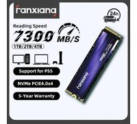 Fanxiang S880 M.2 SSD 1TB 2TB 4TB 7300MB/s PCIe4.0x4 M.2 NVMe SSD Drive 2280 Dimensioni Unità a stato solido interna per PS5 Laptop PC
