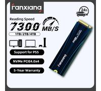 Fanxiang S880E 7300MB/s NVMe M.2 SSD Drive 1TB/2TB/4TB PCIe Gen 4 Gaming SSD Unità a stato solido interna per PS5