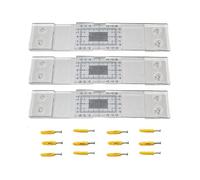Fanxinzttc 3 Sets Manual Masonry Crack Gauge, Crack Gauge Monitor, Crack Monitor per La Misurazione e La Registrazione di Lesioni e Crepe in Superfici Piane in Muratura