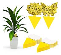 FANXIYA 48 Pezzi Tavole Gialle Plant Flycatcher Innestabile Trappola Gialla, Perfetto Contro i Parassiti, Moscerini di Funghi, Afidi e Mosche Bianche in Giardino e sul Balcone (Giallo)