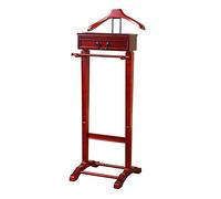 Fanxu Servo Muto Moderno e Multifunzionale Indossatore da Camera Bianco in Legno Appendiabiti Indossatore for Camera da Letto e Spogliatoio (Color : Brown, Size : 46x40x122cm)