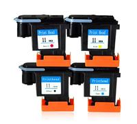 FANYANG per HP 11 Testina di Stampa di Ricambio C4810A C4812A C4813A C4811A Testina di Stampa Inchiostro Compatibile per HP Designjet 100 110 70 500ps 800 510 9110 K850,4 Color-1 Set