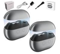Fanyil/Pubyfun/Glosrity/Yosody/liketonline Easyclip Smart Nail Clipper, Confix/Goowebs/Goredny/Welnax Easy Clip Multi Function Smart Nail Trimmer and Polisher with LED Light & Storage Box(Gray*2)