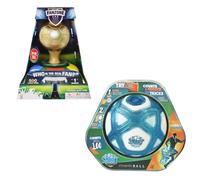 Fanzone Football Game & Smart Ball Counter Ball Duo Pack Pack Pack a tema calcio con gioco a quiz rapido e calcio che conta Keepy Uppies per gli appassionati di calcio. Preparati per la Coppa del