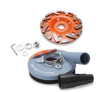 FANZTOOL Cuffia Aspirazione per Smerigliatrice Angolare 125 mm - Qualità PRO - Spazzole Sostituibili - 99% Universale - Anello Rinforzato - Adattatore M14