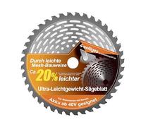 Fanztool lama per sega circolare lama per decespugliatore con protezione dei denti per lavori di falciatura, lama di ricambio per tagliaerba e decespugliatori a batteria e a benzina (36Z ultraleggero)