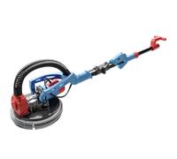 FANZTOOL Levigatrice per Muro 750W, Giraffa Levigatrice con luc LED, Sistema di Aspirazione, Impugnatura fino a 190cm, con tubo di aspirazione, sacca di raccolta e 10 dischi abrasivi da 230 mm