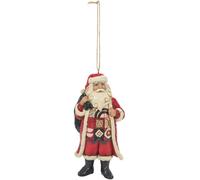 Fao Shwarz Jim shore Babbo Natale Con Giocattolo Borsa Ornamento 21124